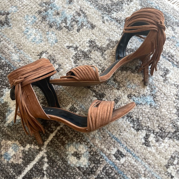 Coach Leather Suede Heels - Picture 2 of 3
